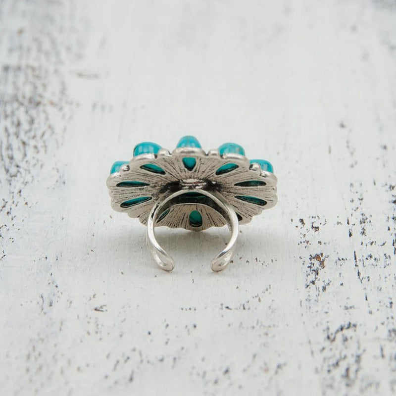 Wholesale Vintage Boho Turquoise Rings